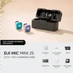 DJI Mic Mini 2S Camera Combo with Internal Recording (2 TX + 1 RX + Charging Case)